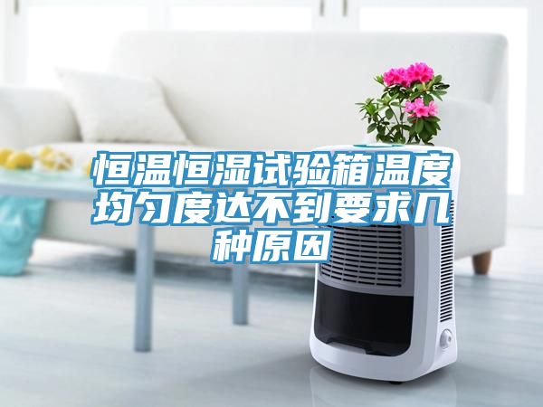 恒温恒湿试验箱温度均匀度达不到要求几种原因