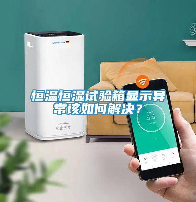恒温恒湿试验箱显示异常该如何解决？