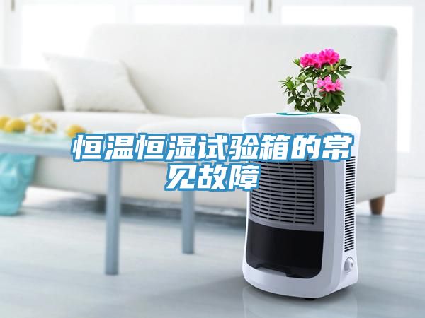 恒温恒湿试验箱的常见故障