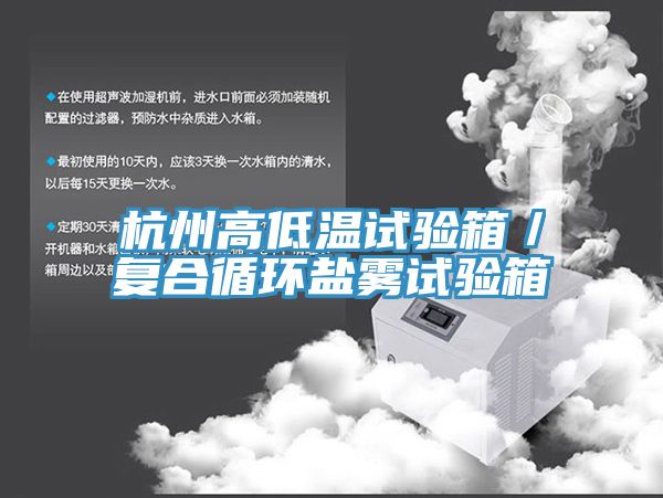 杭州高低温试验箱／复合循环盐雾试验箱