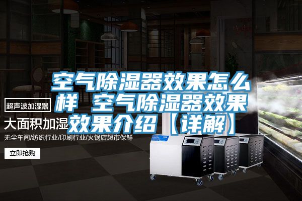 空气除湿器效果怎么样 空气除湿器效果效果介绍【详解】