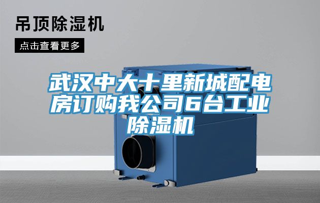 武汉中大十里新城配电房订购我公司6台工业除湿机