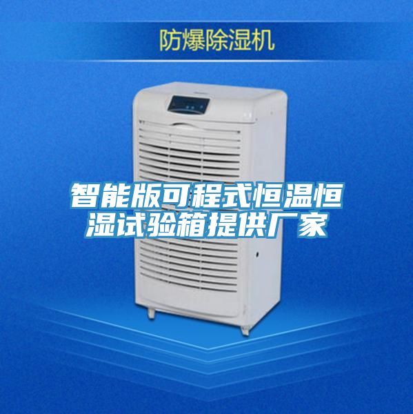 智能版可程式恒温恒湿试验箱提供厂家