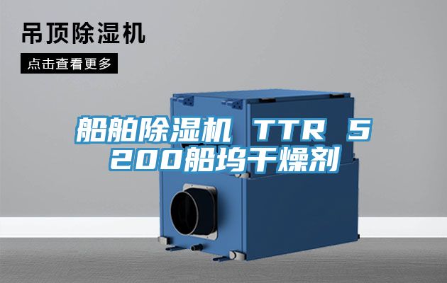 船舶除湿机 TTR 5200船坞干燥剂