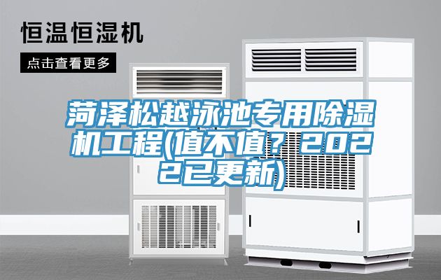 菏泽松越泳池专用除湿机工程(值不值?2022已更新)