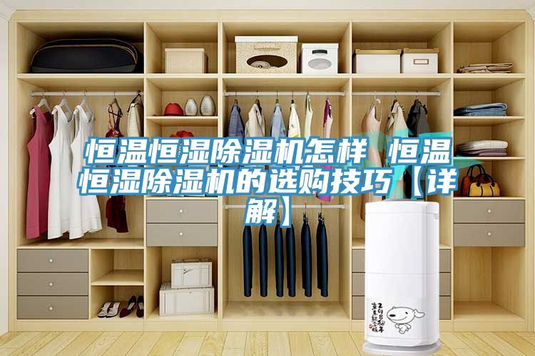 恒温恒湿除湿机怎样 恒温恒湿除湿机的选购技巧【详解】