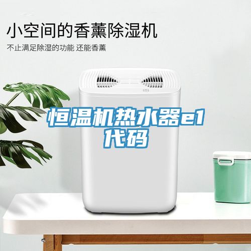 恒温机热水器e1代码