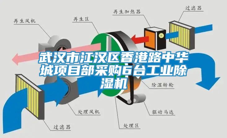 武汉市江汉区香港路中华城项目部采购6台工业除湿机