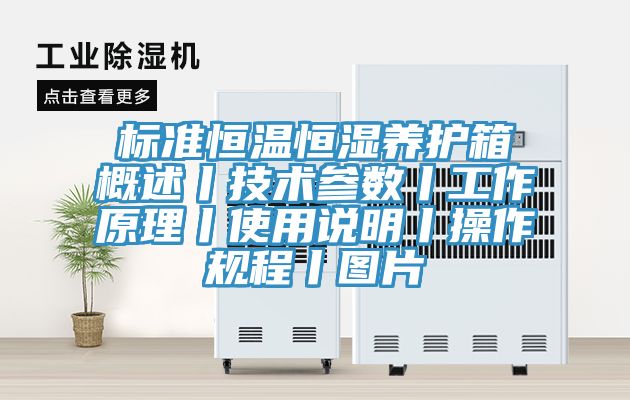 标准恒温恒湿养护箱概述丨技术参数丨工作原理丨使用说明丨操作规程丨图片