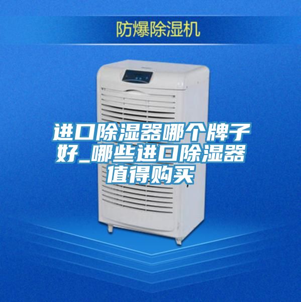 进口除湿器哪个牌子好_哪些进口除湿器值得购买