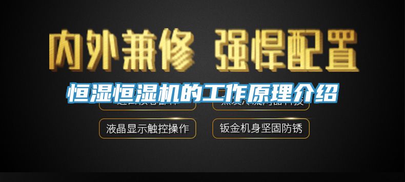 恒湿恒湿机的工作原理介绍