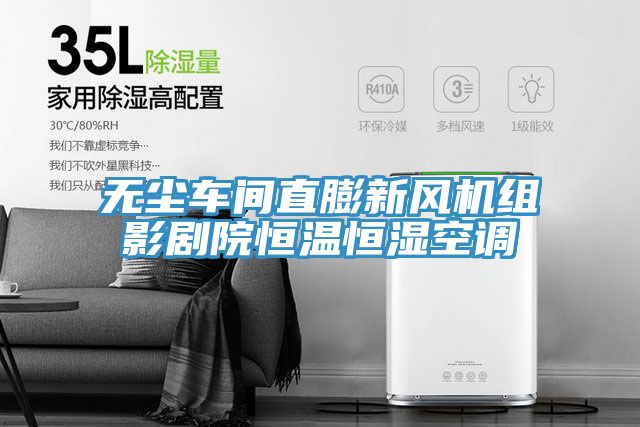 无尘车间直膨新风机组影剧院恒温恒湿空调