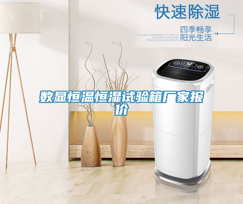 数显恒温恒湿试验箱厂家报价