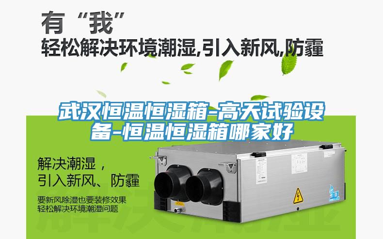 武汉恒温恒湿箱-高天试验设备-恒温恒湿箱哪家好