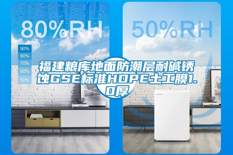 福建粮库地面防潮层耐碱锈蚀GSE标准HDPE土工膜1.0厚