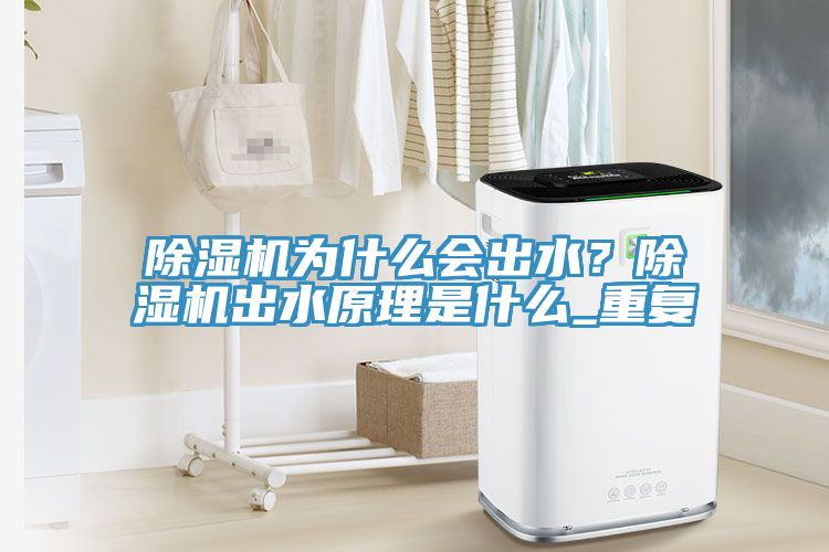 除湿机为什么会出水？除湿机出水原理是什么_重复