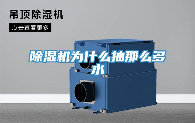 除湿机为什么抽那么多水
