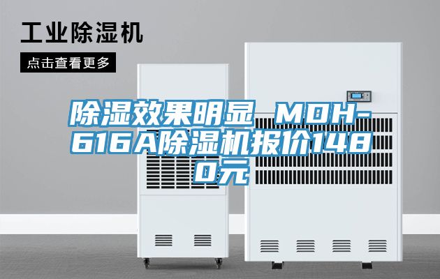 除湿效果明显 MDH-616A除湿机报价1480元