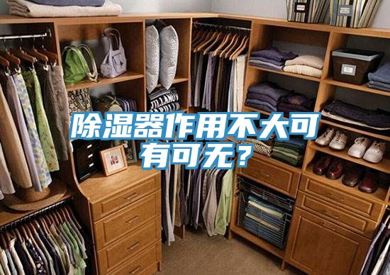 除湿器作用不大可有可无？