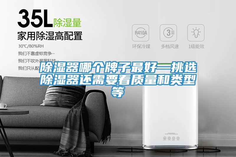 除湿器哪个牌子最好—挑选除湿器还需要看质量和类型等