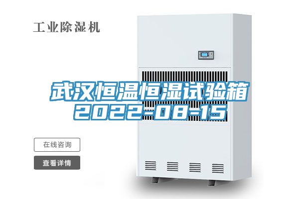 武汉恒温恒湿试验箱2022-08-15