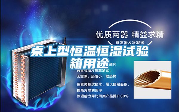 桌上型恒温恒湿试验箱用途