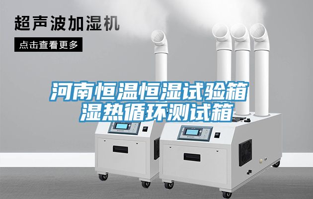 河南恒温恒湿试验箱 湿热循环测试箱