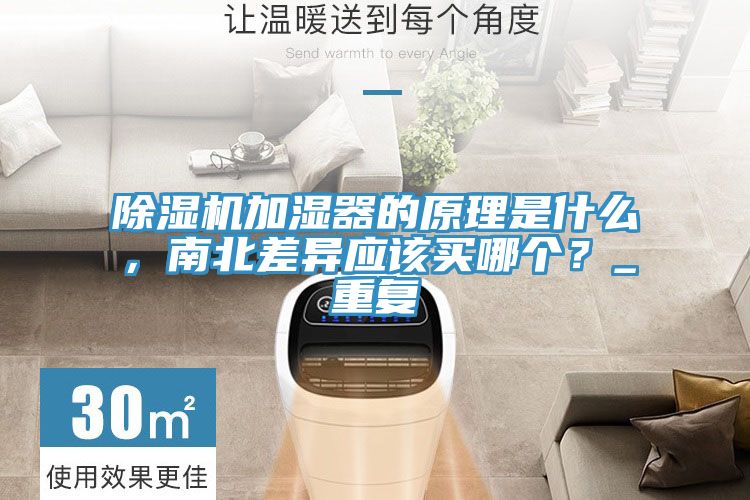 除湿机加湿器的原理是什么，南北差异应该买哪个？_重复