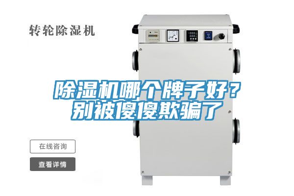 除湿机哪个牌子好？别被傻傻欺骗了