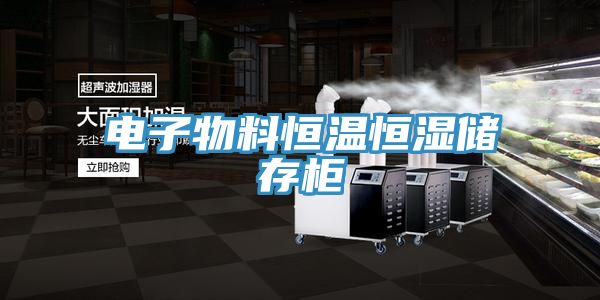 电子物料恒温恒湿储存柜