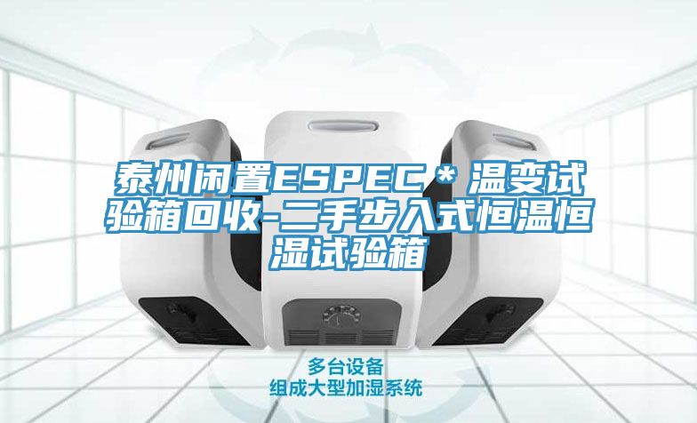 泰州闲置ESPEC＊温变试验箱回收-二手步入式恒温恒湿试验箱