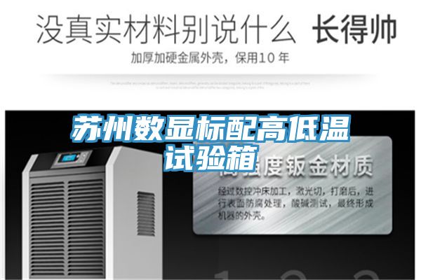 苏州数显标配高低温试验箱