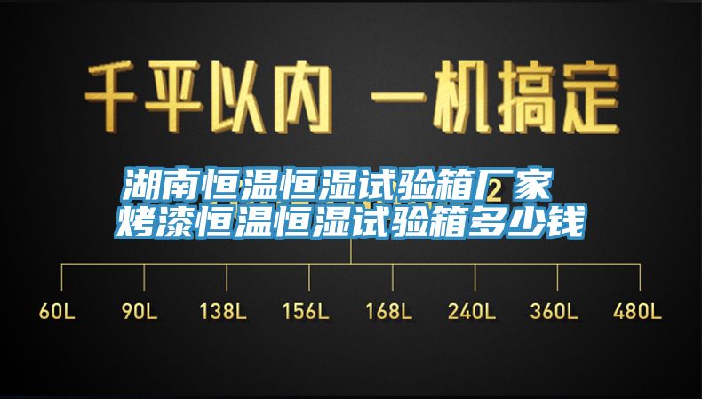 湖南恒温恒湿试验箱厂家 烤漆恒温恒湿试验箱多少钱