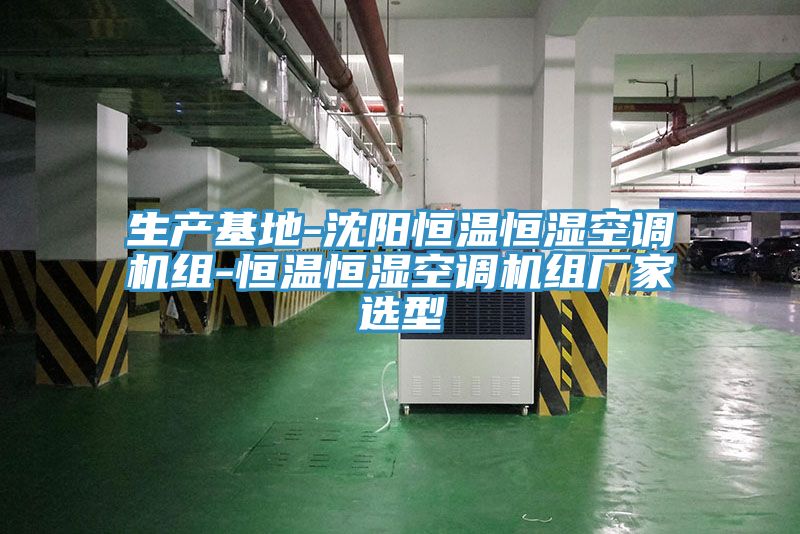 生产基地-沈阳恒温恒湿空调机组-恒温恒湿空调机组厂家选型