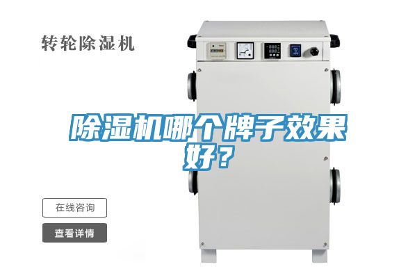 除湿机哪个牌子效果好？