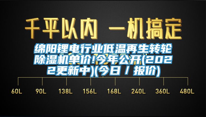 绵阳锂电行业低温再生转轮除湿机单价!今年公开(2022更新中)(今日／报价)