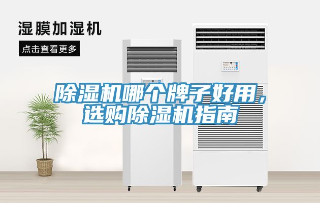 除湿机哪个牌子好用，选购除湿机指南
