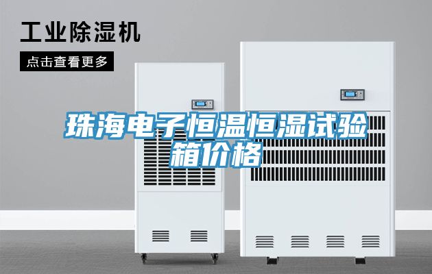 珠海电子恒温恒湿试验箱价格