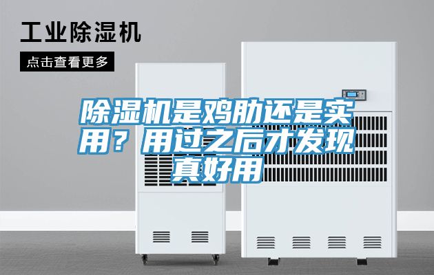 除湿机是鸡肋还是实用？用过之后才发现真好用