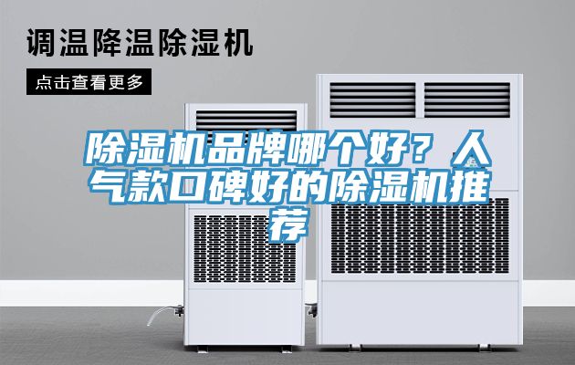 除湿机品牌哪个好？人气款口碑好的除湿机推荐