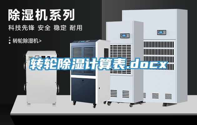 转轮除湿计算表.docx