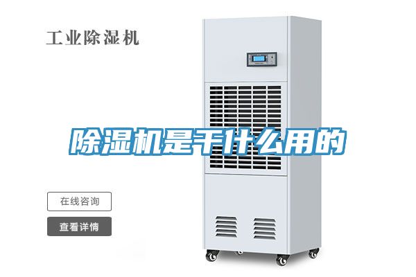 除湿机是干什么用的