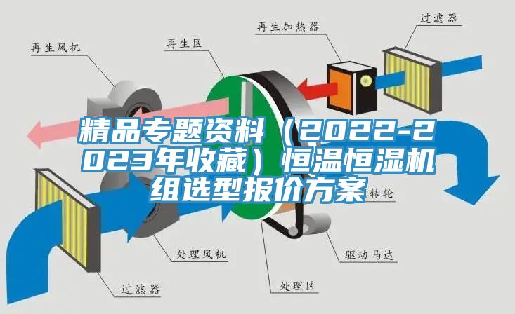 精品专题资料（2022-2023年收藏）恒温恒湿机组选型报价方案