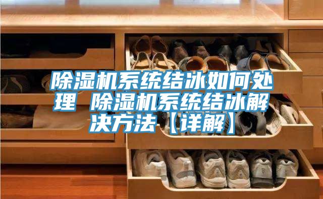 除湿机系统结冰如何处理 除湿机系统结冰解决方法【详解】