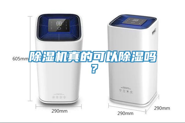 除湿机真的可以除湿吗？
