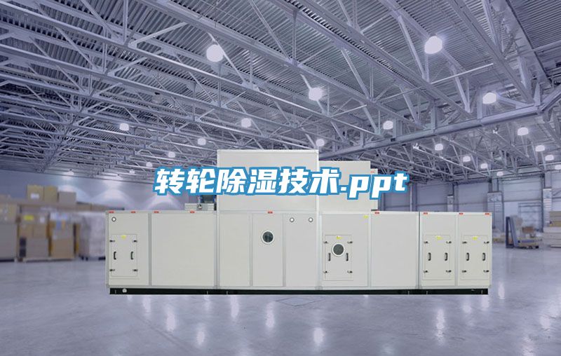 转轮除湿技术.ppt