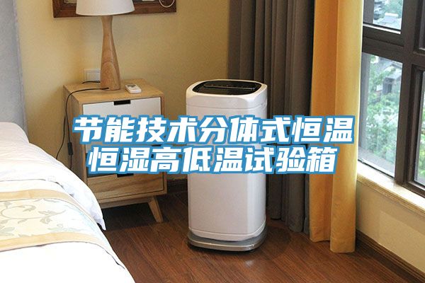 节能技术分体式恒温恒湿高低温试验箱