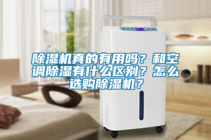 除湿机真的有用吗？和空调除湿有什么区别？怎么选购除湿机？