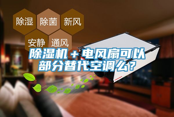 除湿机＋电风扇可以部分替代空调么？