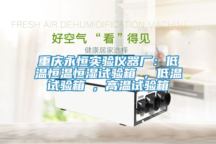 重庆永恒实验仪器厂：低温恒温恒湿试验箱 , 低温试验箱 , 高温试验箱